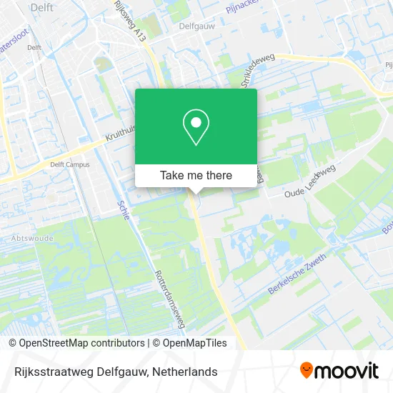 Rijksstraatweg Delfgauw map
