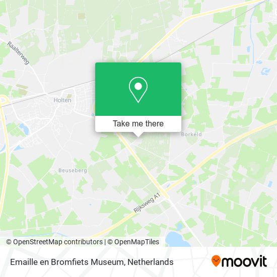 Emaille en Bromfiets Museum map