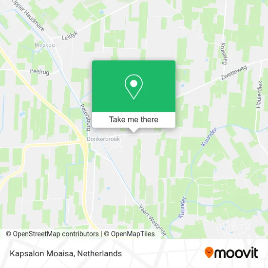 Kapsalon Moaisa map