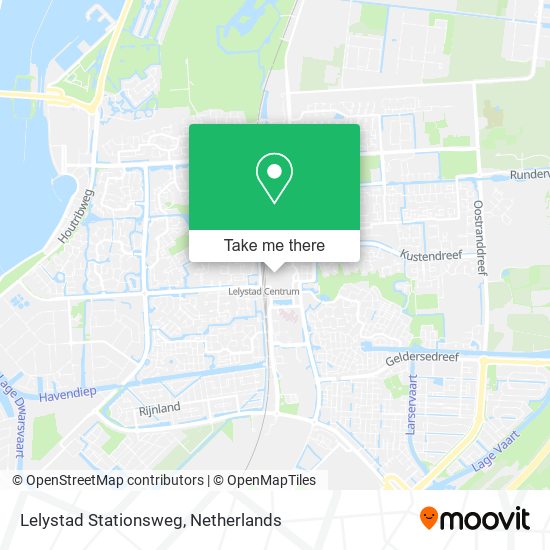 Lelystad Stationsweg map