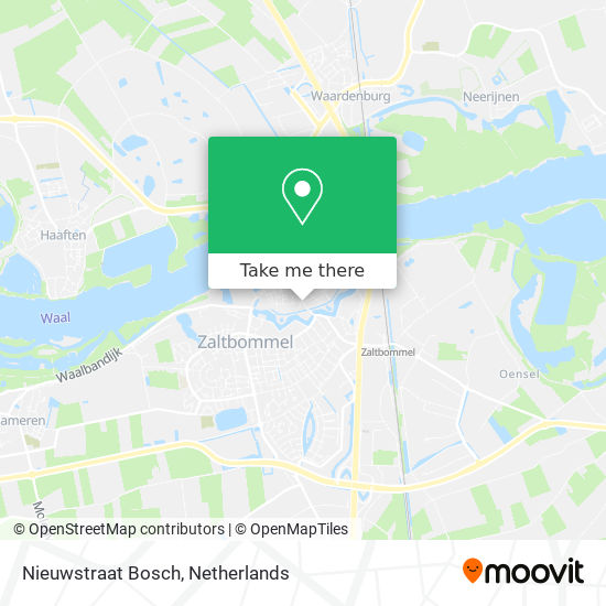 Nieuwstraat Bosch map