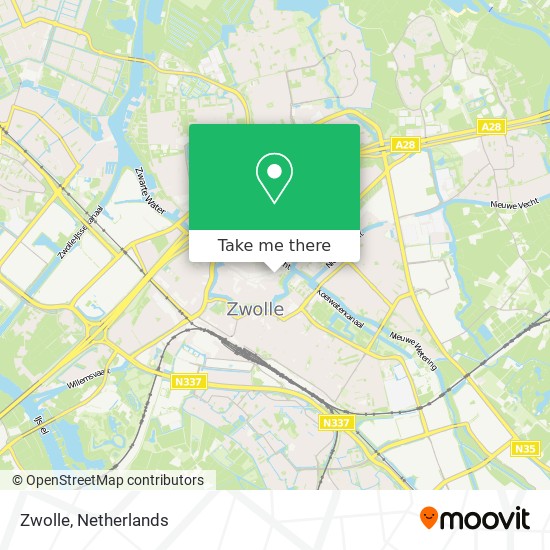 Zwolle Karte