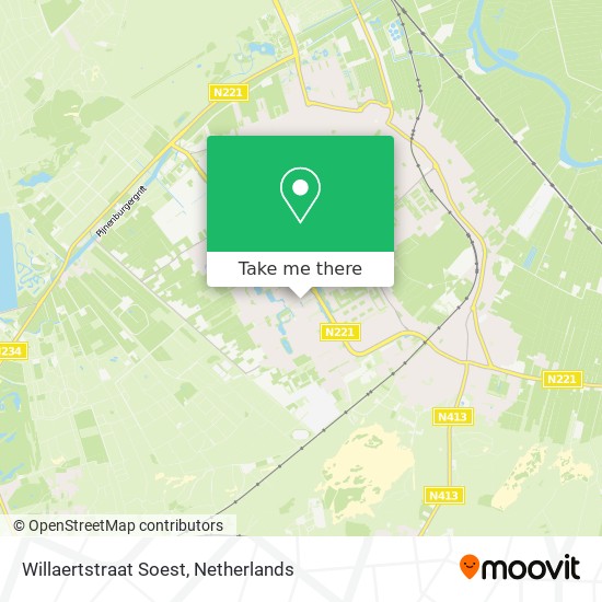 Willaertstraat Soest map