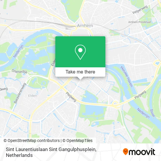 Sint Laurentiuslaan Sint Gangulphusplein map