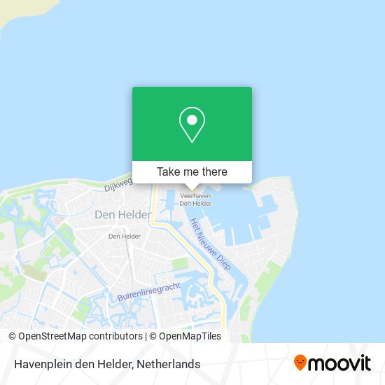 Havenplein den Helder Karte