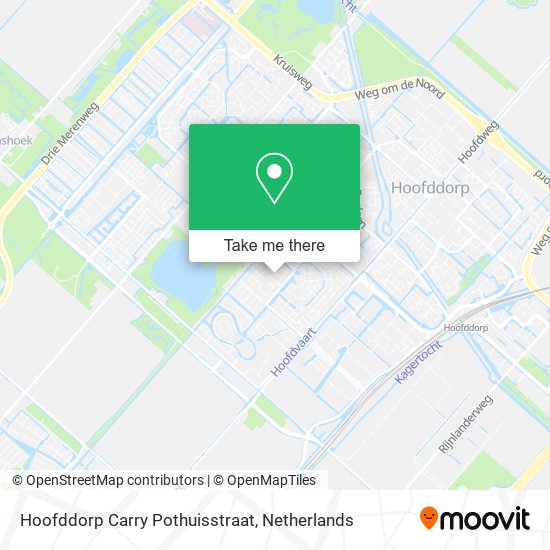 Hoofddorp Carry Pothuisstraat Karte