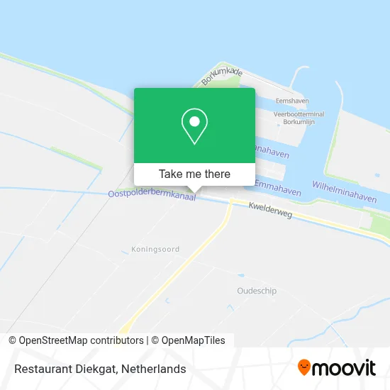 Restaurant Diekgat map