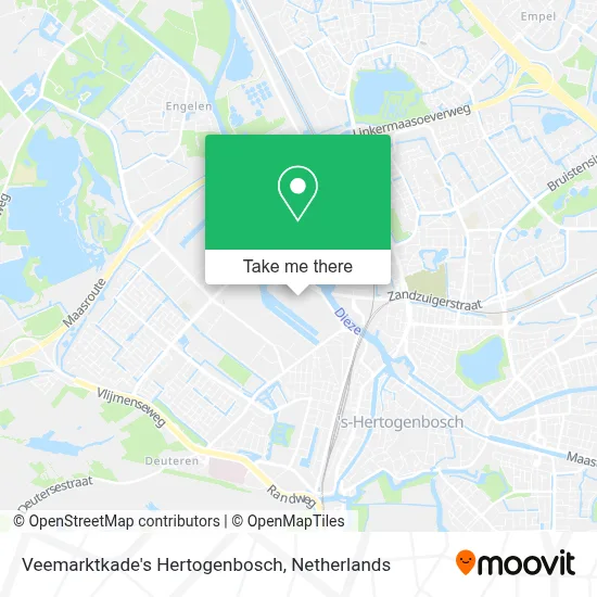 Veemarktkade's Hertogenbosch map