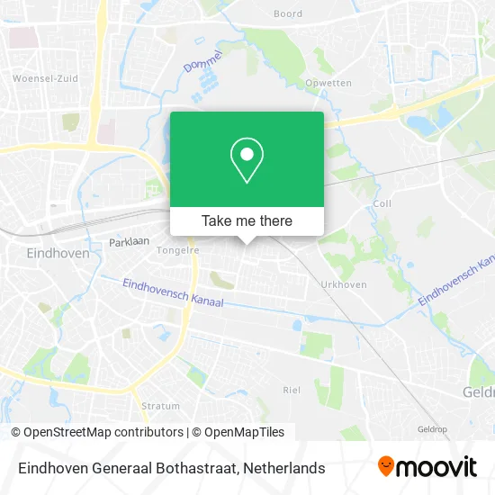 Eindhoven Generaal Bothastraat map