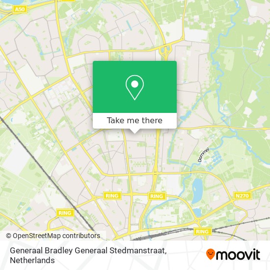 Generaal Bradley Generaal Stedmanstraat map