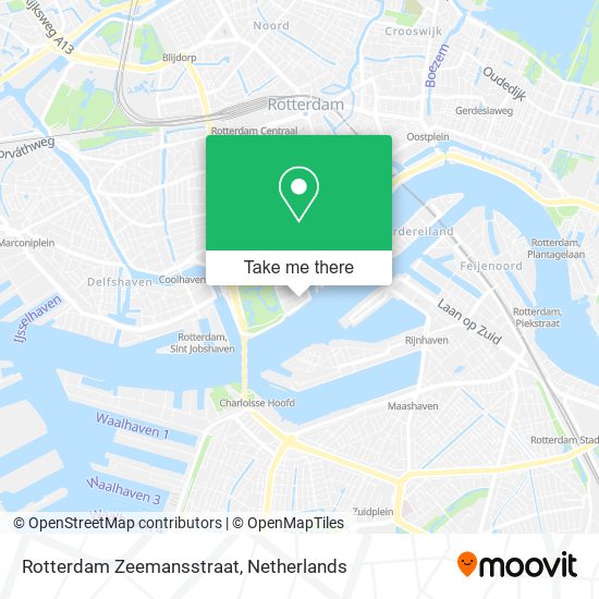 Rotterdam Zeemansstraat map