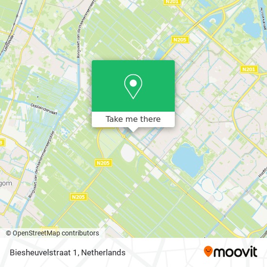 Biesheuvelstraat 1 map