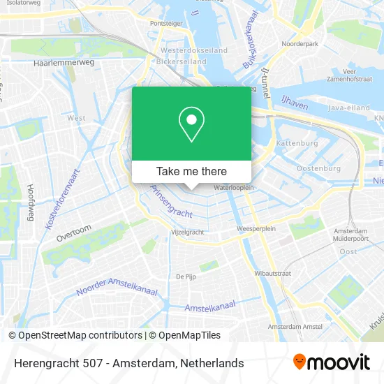 Herengracht 507 - Amsterdam Karte