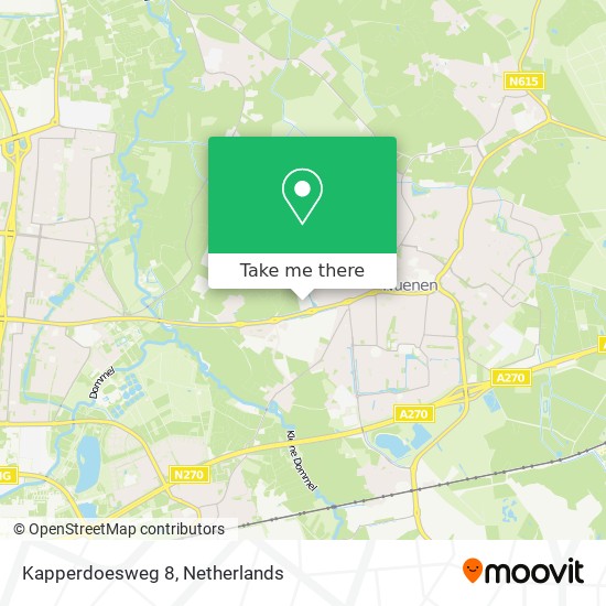 Kapperdoesweg 8 map