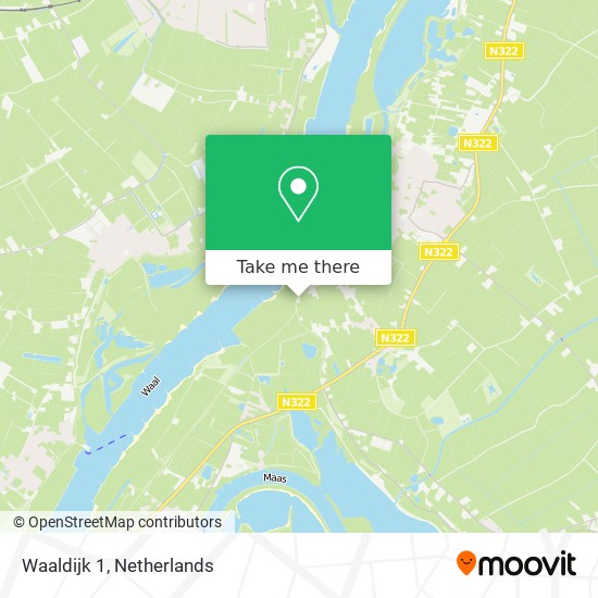 Waaldijk 1 map