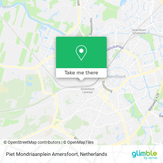 Piet Mondriaanplein Amersfoort Karte