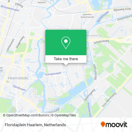 Floridaplein Haarlem Karte