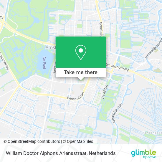 William Doctor Alphons Ariensstraat Karte