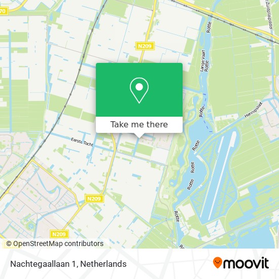 Nachtegaallaan 1 Karte