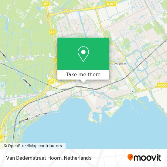 Van Dedemstraat Hoorn map