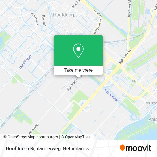 Hoofddorp Rijnlanderweg map