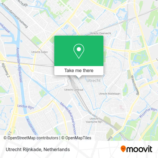 Utrecht Rijnkade map