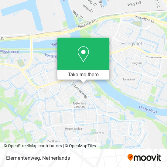Elementenweg map