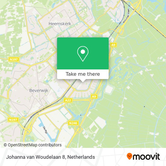 Johanna van Woudelaan 8 map
