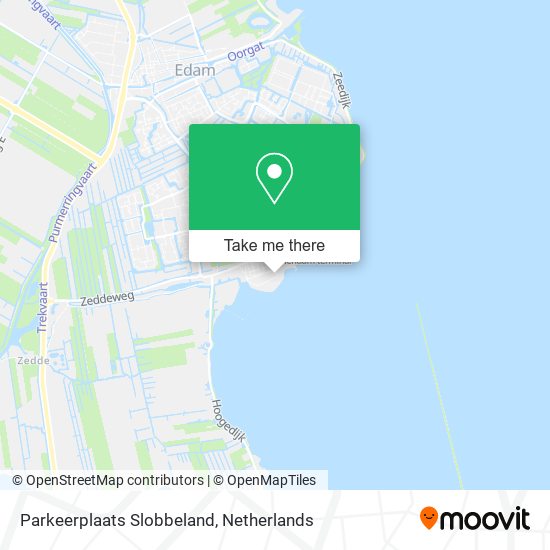 Parkeerplaats Slobbeland map
