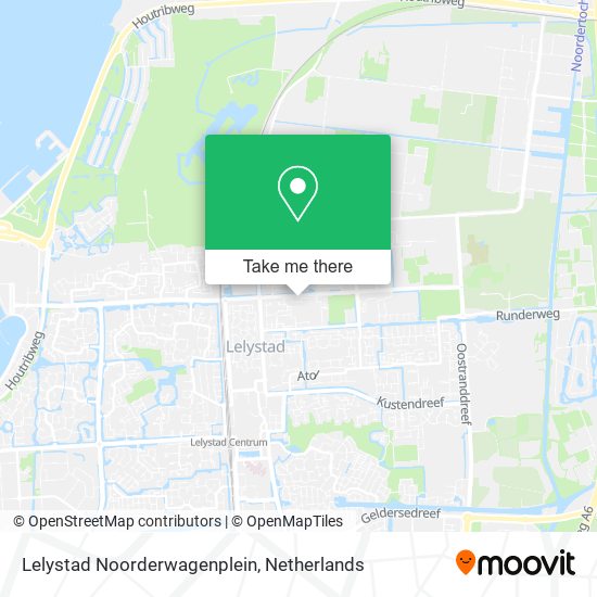 Lelystad Noorderwagenplein map