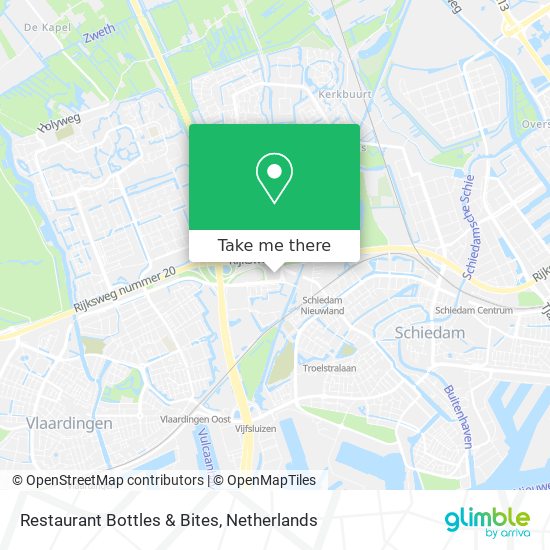 Restaurant Bottles & Bites map