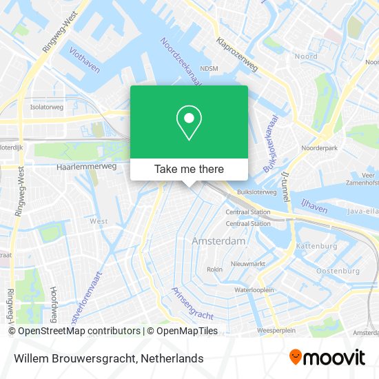 Willem Brouwersgracht Karte