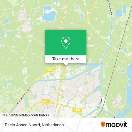 Peelo Assen-Noord Karte