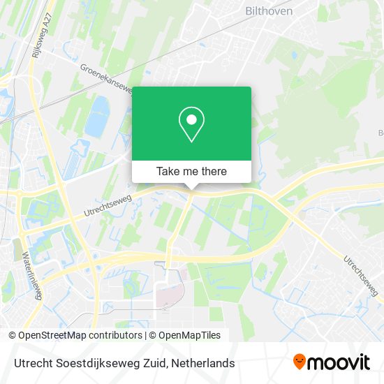 Utrecht Soestdijkseweg Zuid map