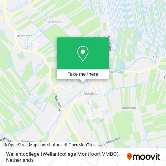 Wellantcollege (Wellantcollege Montfoort VMBO) map