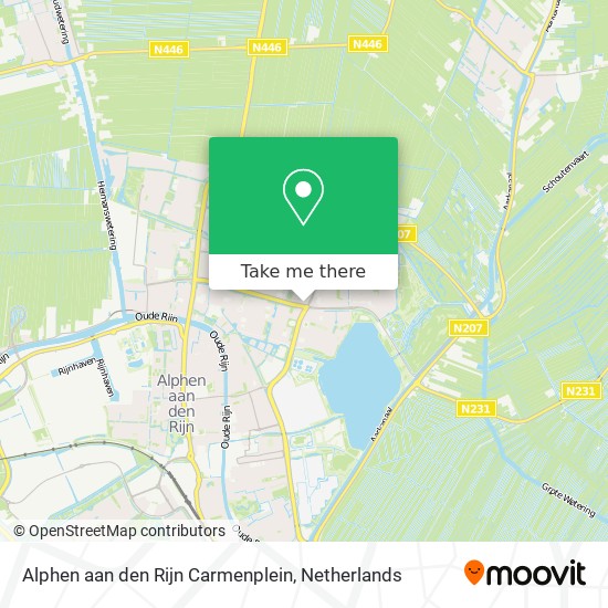 Alphen aan den Rijn Carmenplein Karte