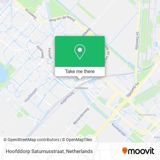 Hoofddorp Saturnusstraat Karte