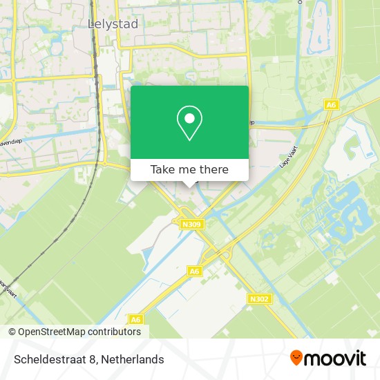 Scheldestraat 8 map