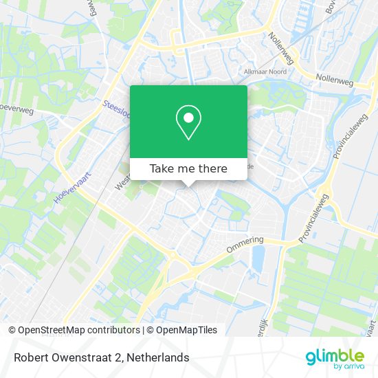 Robert Owenstraat 2 map