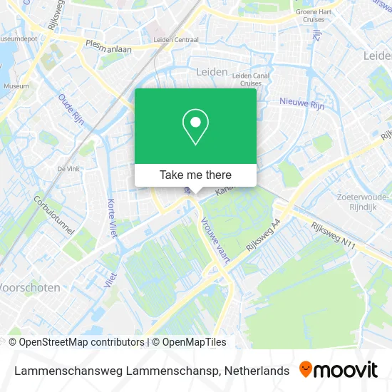 Lammenschansweg Lammenschansp map