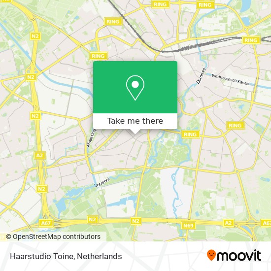 Haarstudio Toine map