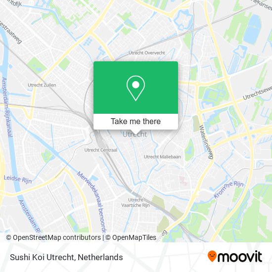 Sushi Koi Utrecht map