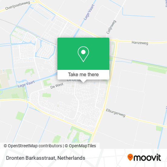 Dronten Barkasstraat map