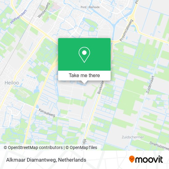 Alkmaar Diamantweg map