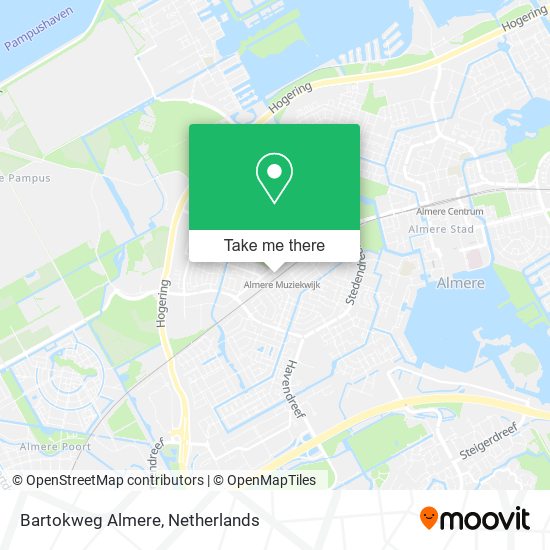 Bartokweg Almere map