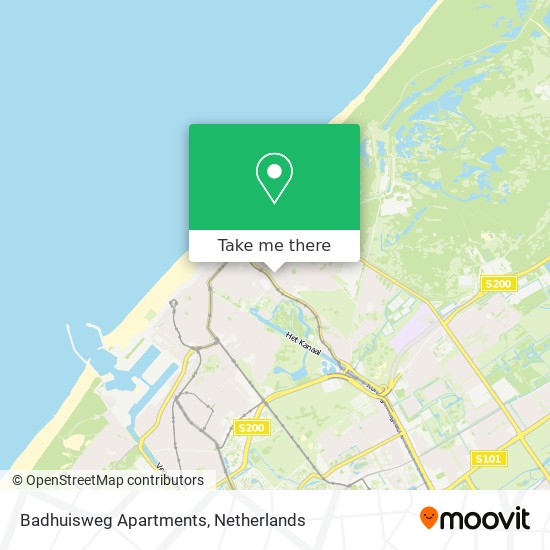 Badhuisweg Apartments map