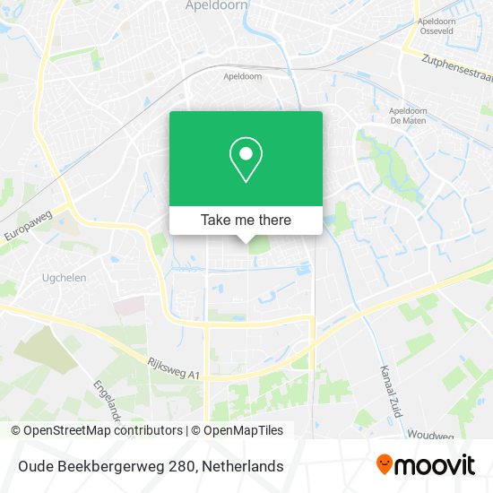Oude Beekbergerweg 280 map