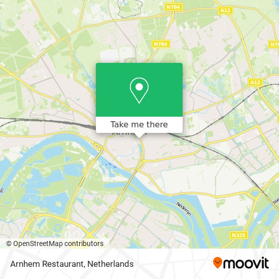 Arnhem Restaurant map