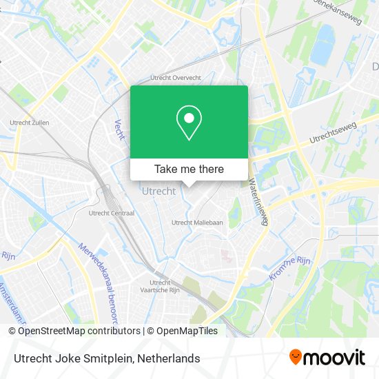 Utrecht Joke Smitplein map