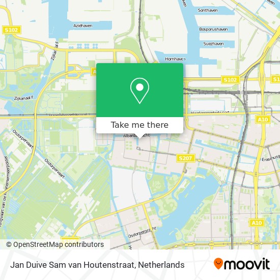 Jan Duive Sam van Houtenstraat map